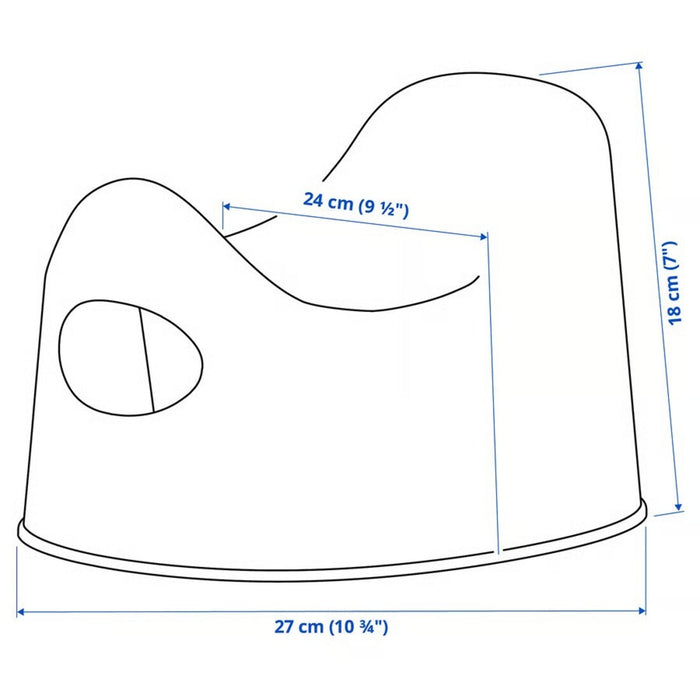 LILLA Children's Potty in Turquoise