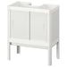 "Modern white wash-basin base cabinet from IKEA"