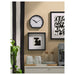  IKEA LÖVGRODA black clock standing on cabinet lifestyle home setting