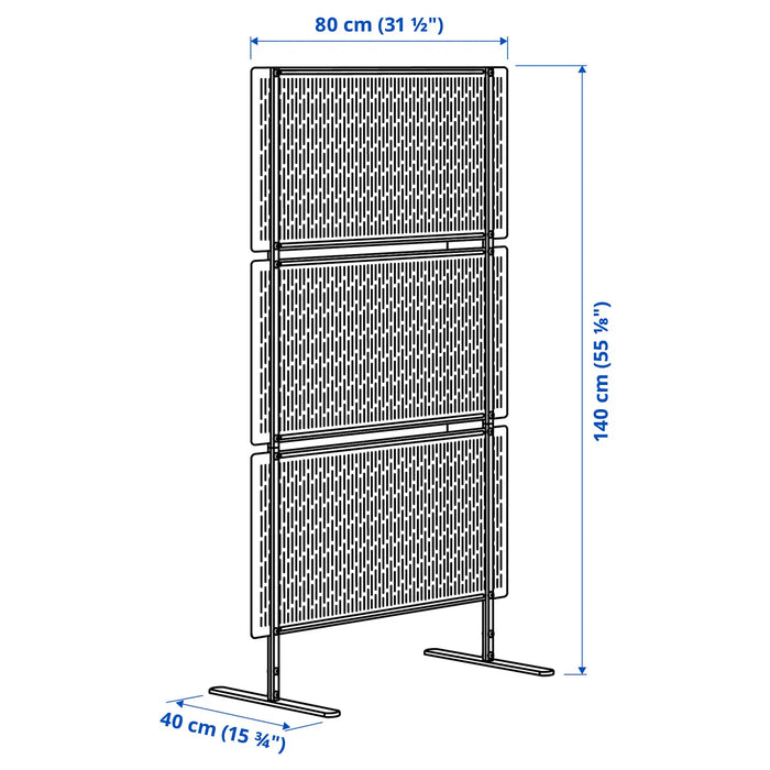IKEA LUNGÖN Privacy Screen — Off-White, 140x80 cm | Indoor & Outdoor Room Divider