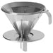 IKEA ÖVERST 3-piece metal filter coffee set stainless steel dripper kettle and filter assembled silver #10360233