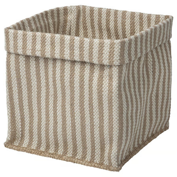 IKEA MÄVINN Basket, beige/jute handmade, 30x30x35 cm (11 ¾x11 ¾x13 ¾ ")