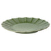 IKEA MÄVINN green stoneware plate scalloped edge hand-crafted design #90601634