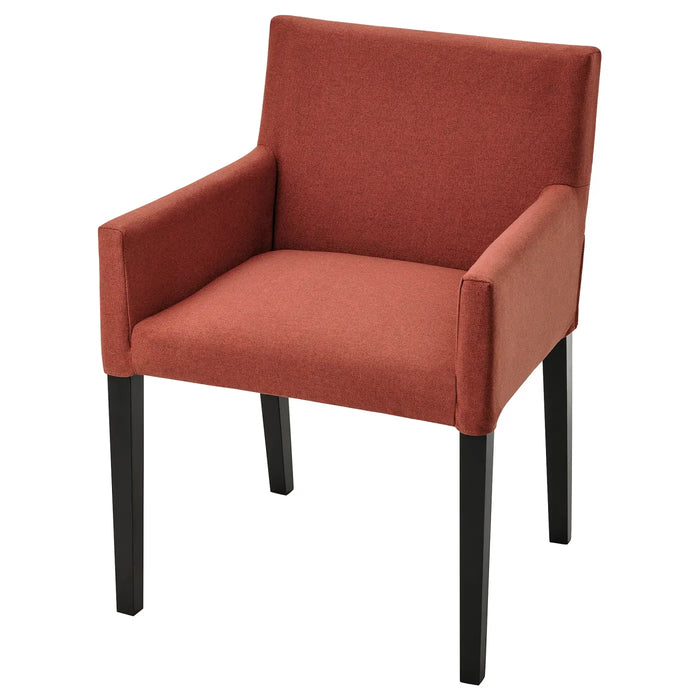 IKEA MÅRENÄS chair cover red-brown Gunnared fitted on dining chair #10568134