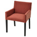 IKEA MÅRENÄS chair cover red-brown Gunnared fitted on dining chair #10568134