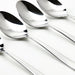 IKEA MARTORP stainless steel spoons arranged on white surface top view clean modern cutlery