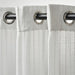 IKEA MATILDA sheer curtains styled in living room with soft daylight filtering through