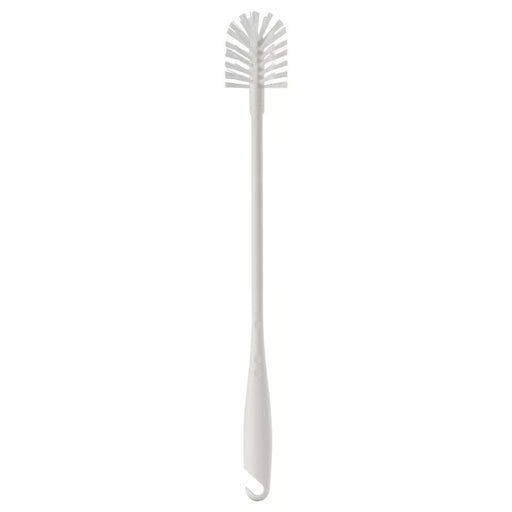 IKEA MEDELVÅG white bottle brush with long handle and soft bristles for cleaning narrow jars #80318943