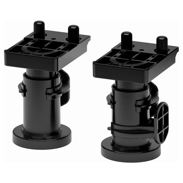 IKEA METOD adjustable cabinet leg 8cm black plastic pair front view METOD kitchen series #50556068

