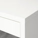 Side view of MICKE desk in white, 73x50 cm, showing the clean and simple design 80354281