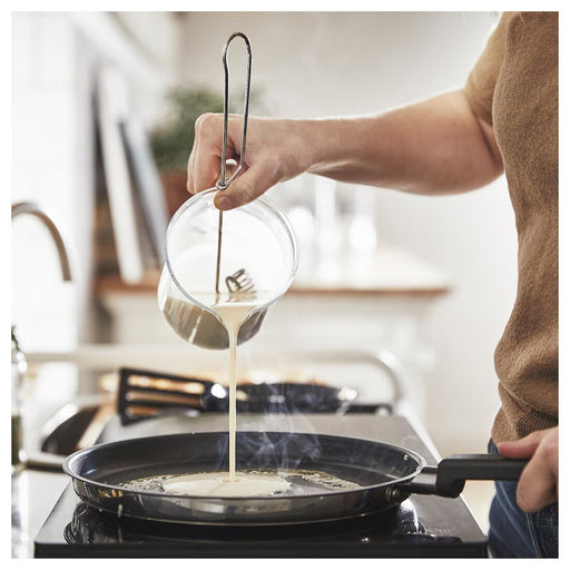 IKEA MIDDAGSMAT 24 cm non-stick pancake pan with ergonomic stainless steel handle-20545222