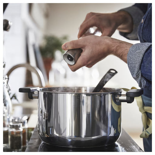 IKEA MIDDAGSMAT pot on gas hob with spices in the background kitchen setting