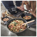 IKEA MIDDAGSMAT wok used to prepare noodles served at dining table
