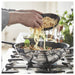 IKEA MIDDAGSMAT wok cooking noodles on gas stove
