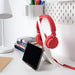 KEA MÖJLIGHET white stand on bedside table with mobile phone