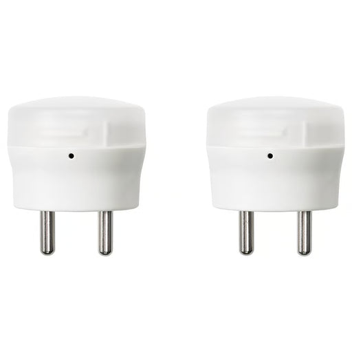 IKEA MÖRKRÄDD white LED nightlight with sensor pack of two front view on white background #50350374