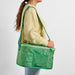 Stylish IKEA NÄBBFISK Cooling Bag in Green- 36x26x22 cm. Perfect for picnics, outings, and keeping items cool on the go