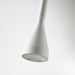 IKEA NÄVLINGE white LED spotlight close-up showing adjustable neck and focused beam direction