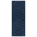 IKEA NATTÅG kitchen mat dark blue check pattern rectangular 45x120cm #70623217
