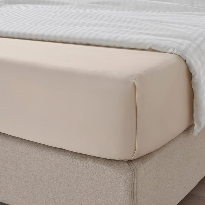 IKEA NATTJASMIN Sheet, light beige, 150x260 cm (59x102 ")