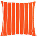 IKEA NICKFIBBLA Orange White/stripe cushion cover, 50x50 cm, featuring a modern Orange White/stripe pattern(Pack of 1)-80560988