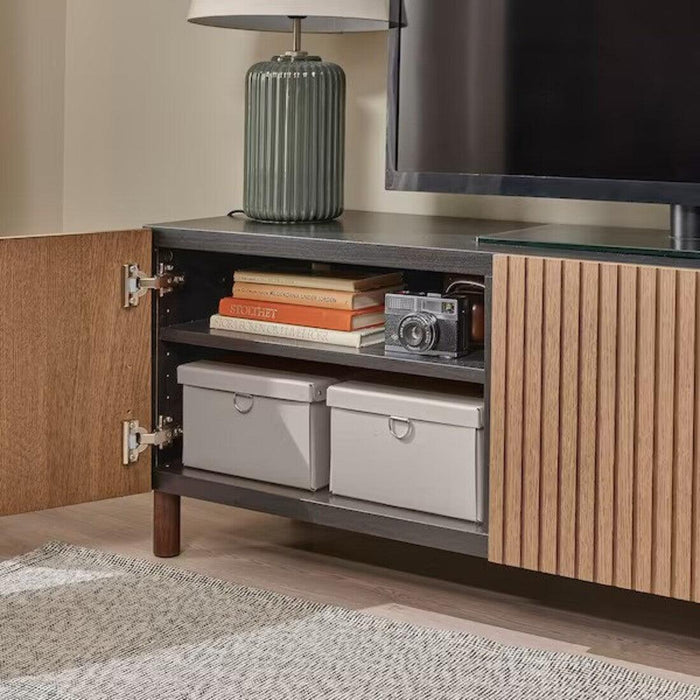 IKEA NIMM Storage box with lid, light grey-beige, 32x30x30 cm , 25x35x15 cm  ( 2 types )