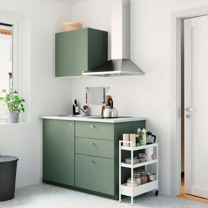 IKEA NISSAFORS white trolley styled in home corner setting