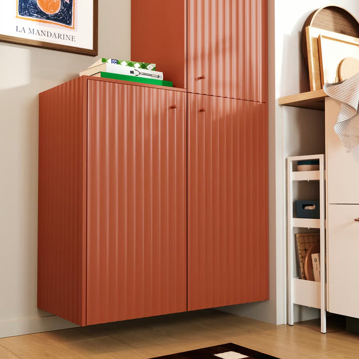 IKEA NISSAFORS slim steel trolley for compact spaces
