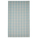 IKEA NISSÖGA blue and beige grid pattern cotton-jute tablecloth, 145x240 cm #60555049