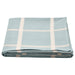 IKEA NISSÖGA blue tablecloth folded showing cotton-jute weave texture