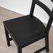 Durable black IKEA NORDVIKEN wooden chair - 70369546
