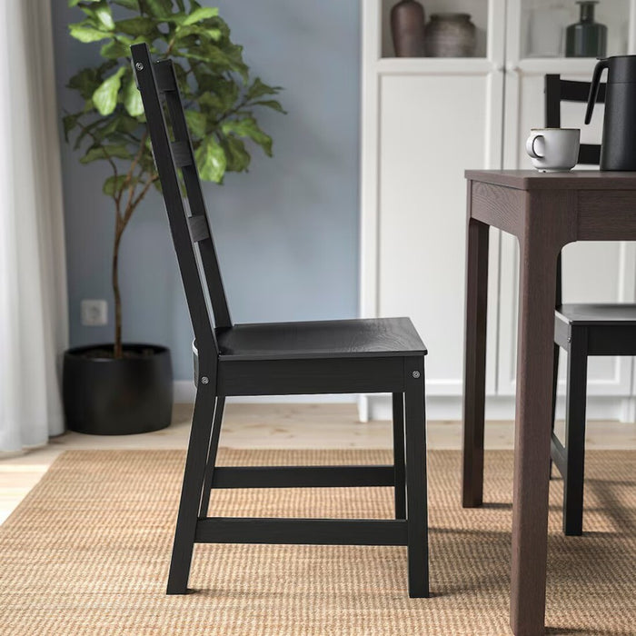 Stylish black IKEA NORDVIKEN Chair for home use - 70369546