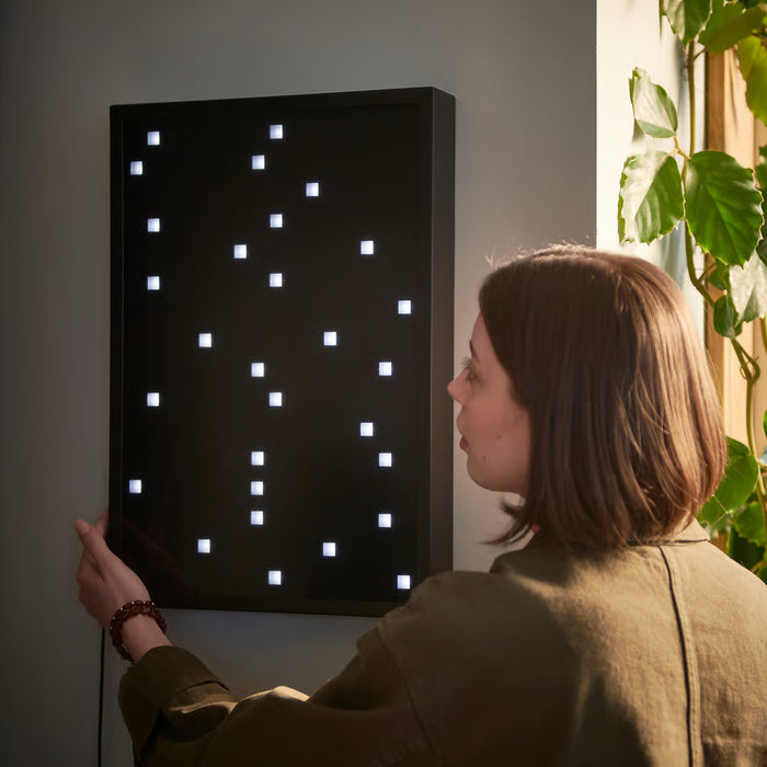 IKEA OBEGRÄNSAD LED Wall Lamp Black — 5 Light Modes | Creative Decor
