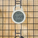  IKEA ÖRNVRÅK white clock with hygro-thermometer placed on flat surface showing all three readings