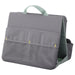 IKEA ÖVNING grey study organiser with green accents and mesh side pockets