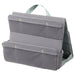 IKEA ÖVNING grey desk accessories organiser with handle and mesh pockets #90552011