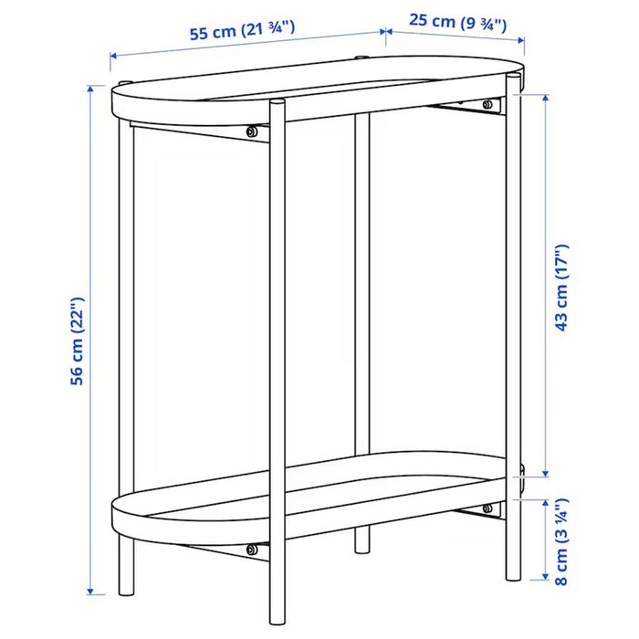 IKEA OLIVBLAD Plant stand, in/outdoor, 56 cm