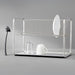 IKEA ORDNING stainless steel dish drainer 50x27x36 cm front view product shot