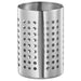 IKEA ORDNING kitchen utensil rack stainless steel 18cm on countertop beside stove #80179579