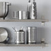 IKEA ORDNING kitchen utensil rack styled in modern kitchen countertop organisation setup