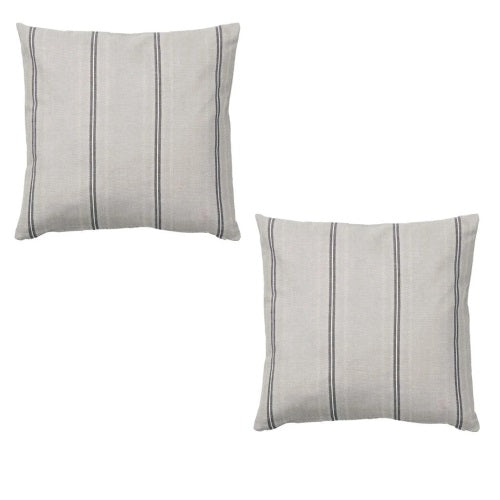 IKEA STORTIMJAN cushion cover, grey/white, 50x50 cm