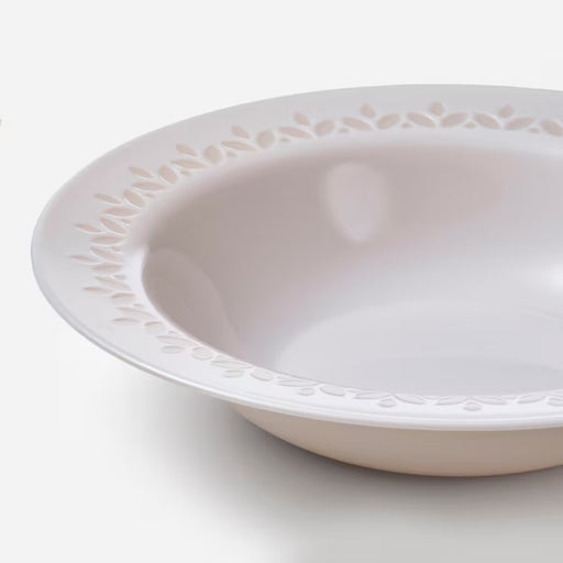 "Elegant off-white dinner plate with a deep design, 22 cm (8 ½ ") from IKEA's PARADISISK series-10483465