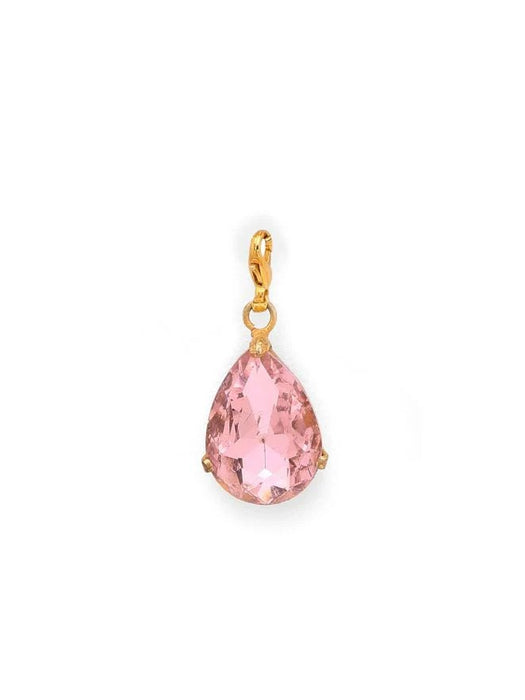 Digital Shoppy Pink Crystal Drop Charm