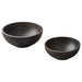 KEA PINNLILJA acacia wood serving bowl set of 2 different sizes placed side by side natural finish #00603091