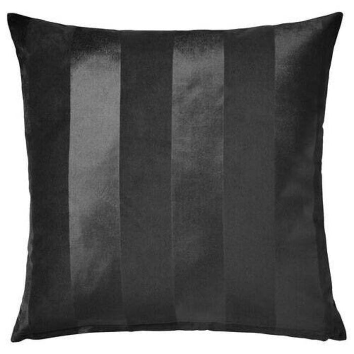 IKEA PIPRANKA Cushion Cover in grey with broad stripes, 50x50 cm-(Pack of 1)-40492736