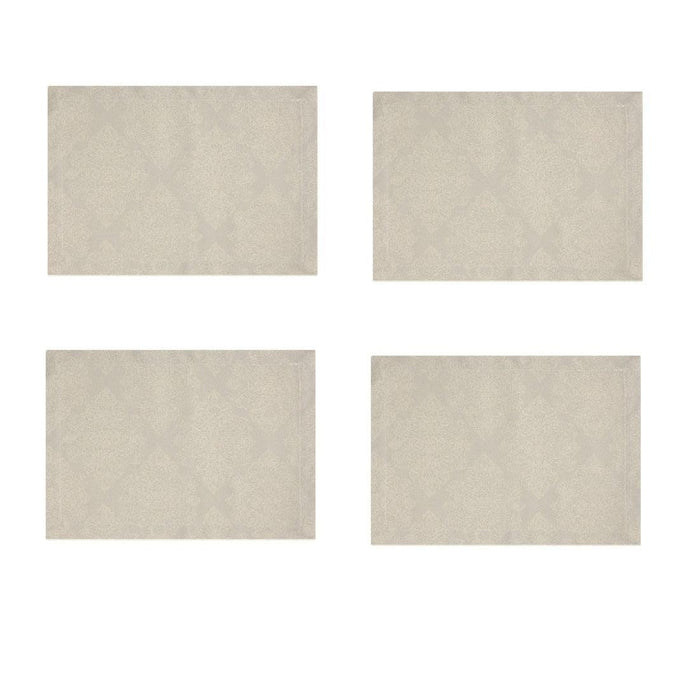 IKEA DOFTMINNE Place mat40x30 cm 4pack with Bowl, Rounded Sides White, 13 cm 2pack and  6-Piece Deep Plate, white, 20 cm and 2-Pieces Kitchen Utensil Set