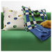 Vibrant green and blue cushion cover, PLATTLUMMER by IKEA, 50x50 cm 00582705