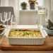 Versatile IKEA POETISK oven dish 34x23 cm for serving and baking in any kitchen.
