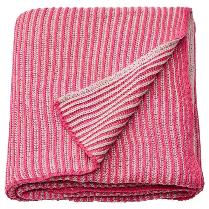 IKEA PRAKTFJÄRIL pink throw, 130x170 cm, perfect for relaxing on chilly evenings-50582840