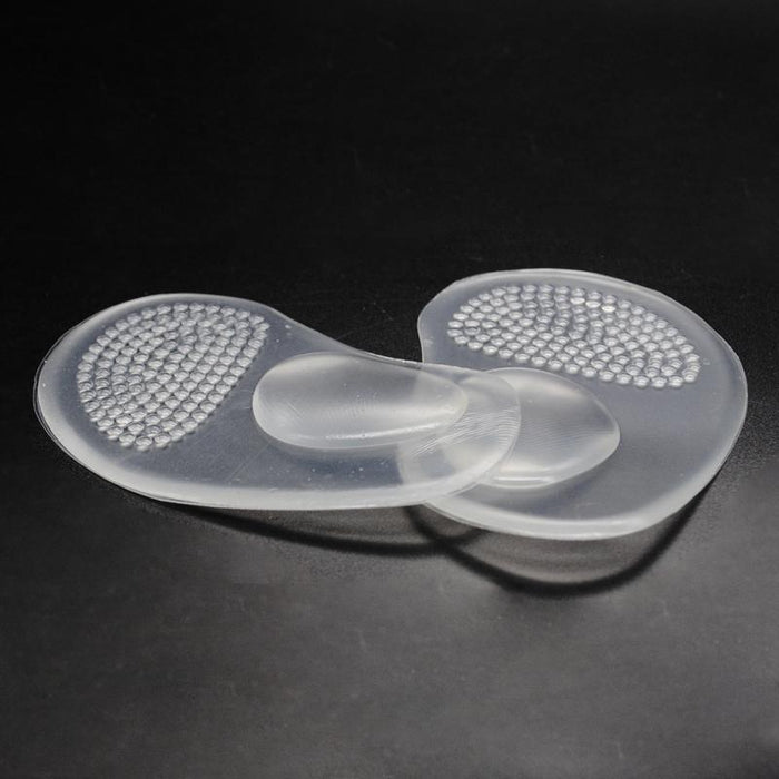 Digital Shoppy Foot Comfort Combo – Silicone Gel Heel Protectors with & Forefoot Cushion Shoe Pads